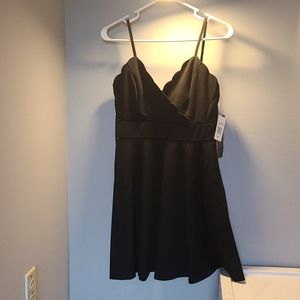 NWT Trixxi Little Black Skater Dress